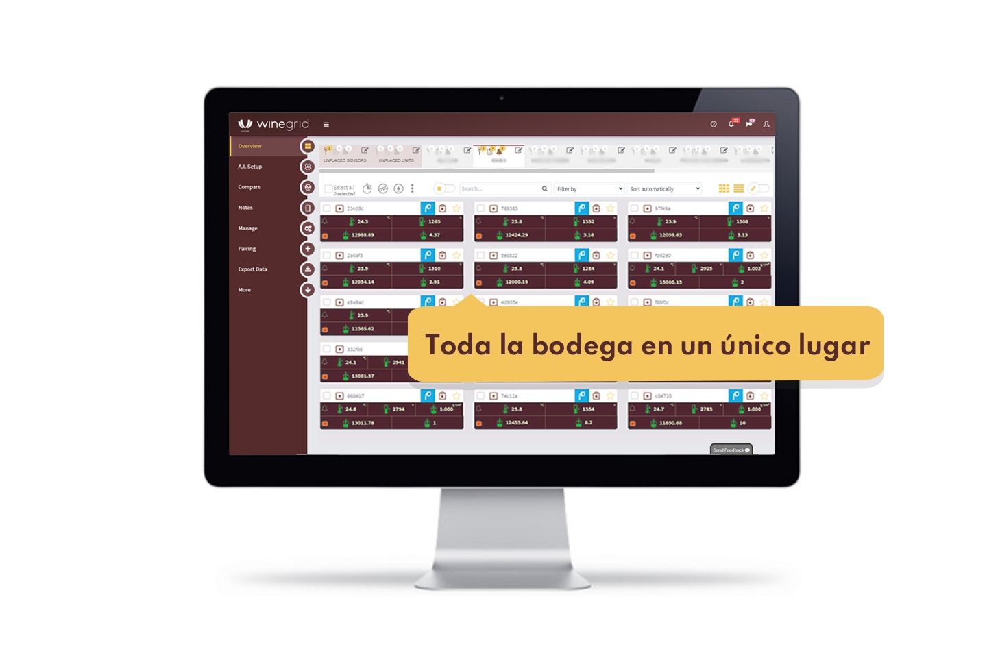 WINEGRID dashboard - TODA LA BODEGA EN UN ÚNICO LUGAR