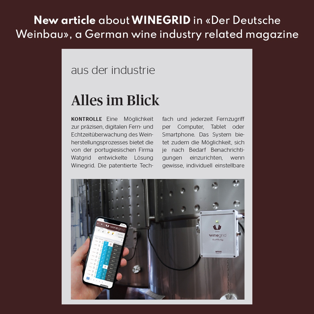 New article about WINEGRID in “Der Deutsche Weinbau”