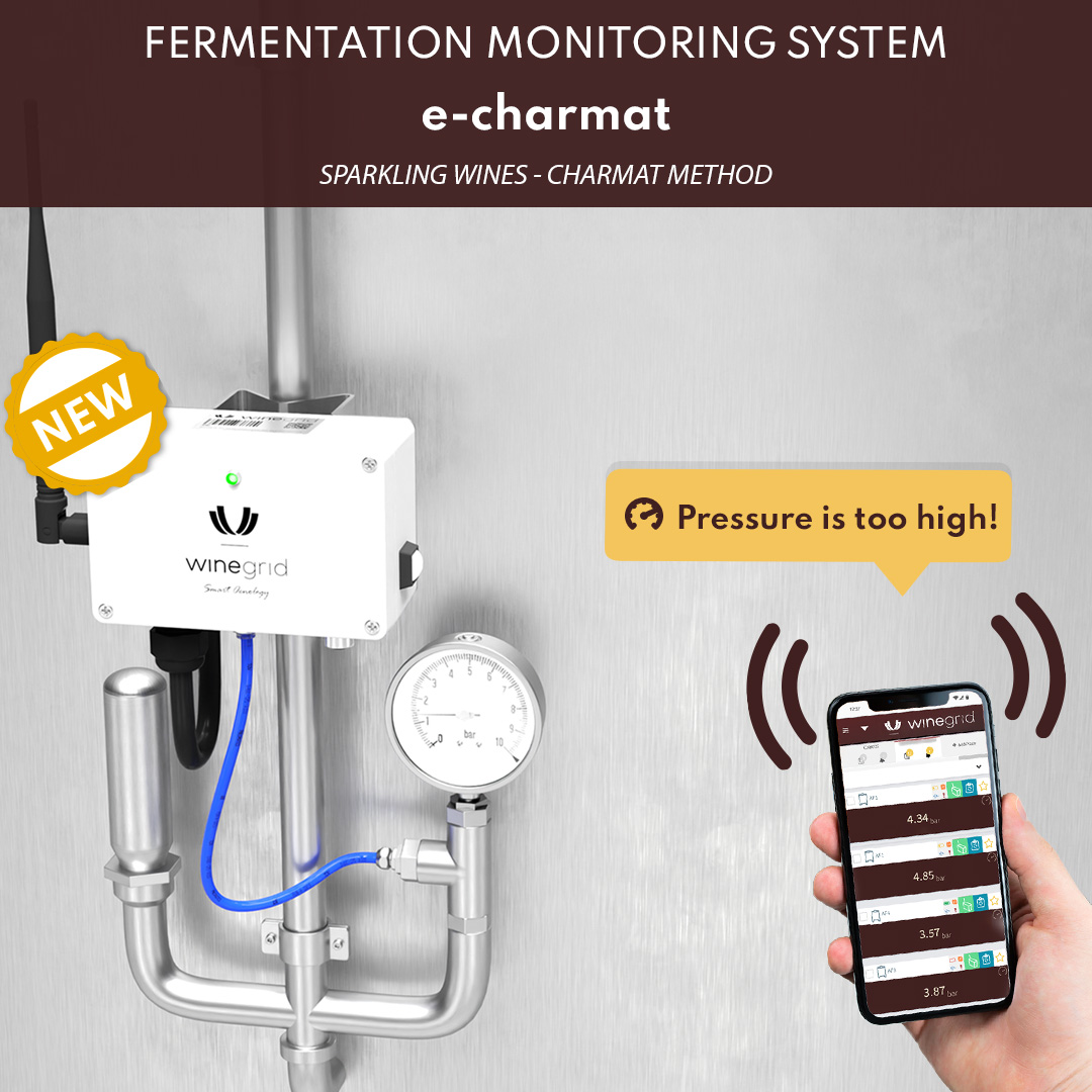 WINEGRID e-charmat - Second Fermentation Monitoring System