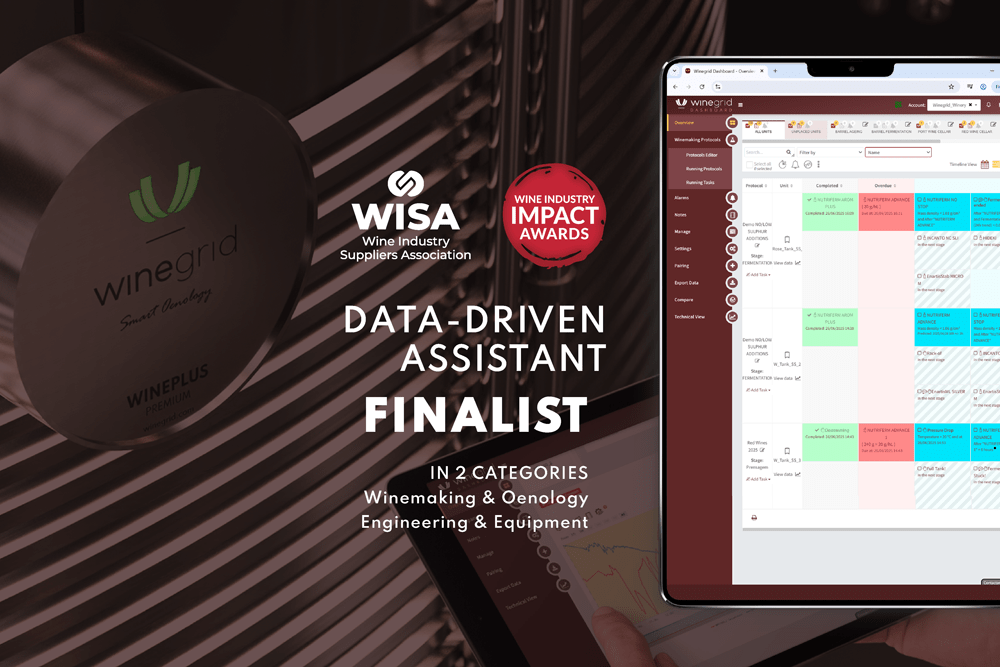 WINEGRID is a finalist in two categories of the WISA Impact Awards